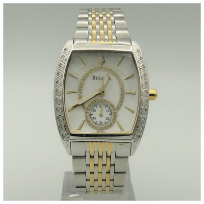 Front view of Bulova Diamonds Women's Quartz Watch 98R004-PO