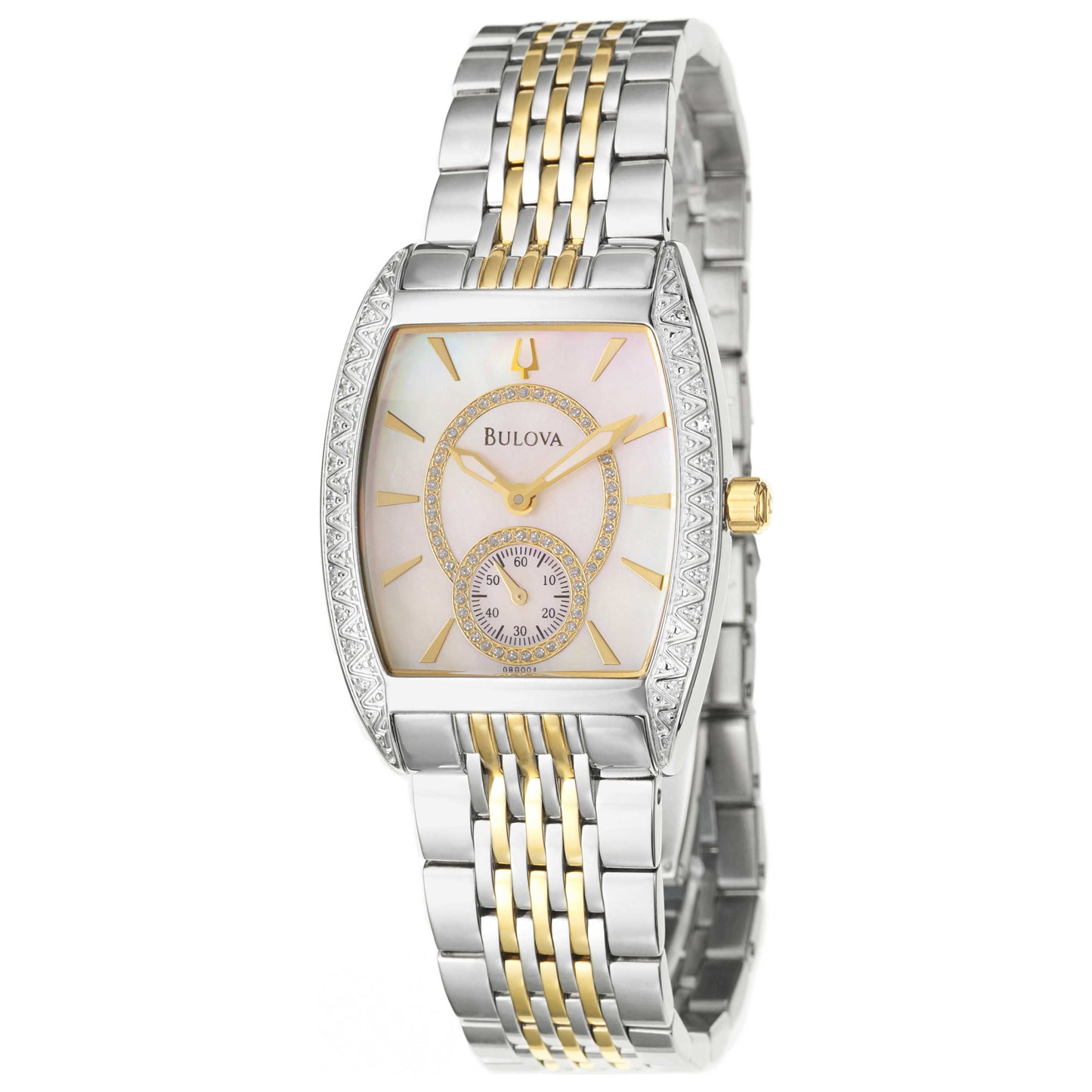Front view of Bulova Diamonds Women's Quartz Watch 98R004