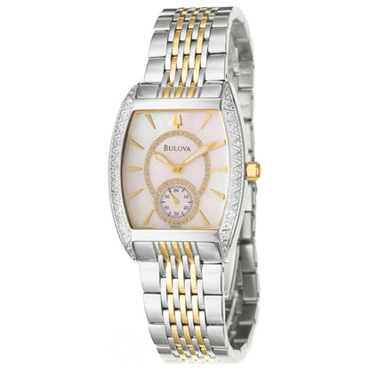 Front view of Bulova Diamonds Women's Quartz Watch 98R004
