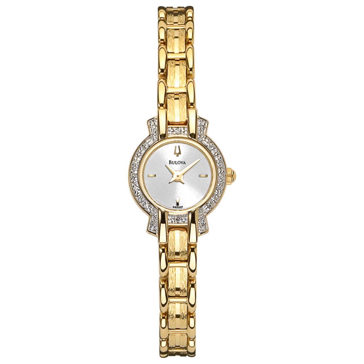 Front view of Bulova Diamonds Women's Quartz Watch 98R007