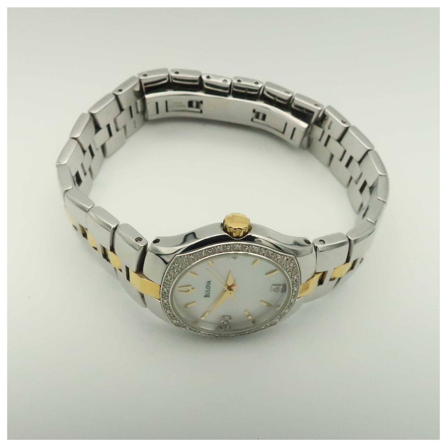 Bulova Diamonds Women's Quartz Watch 98R008-PO - Image #8