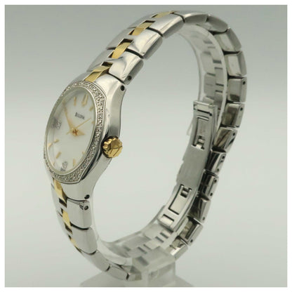 Bulova Diamonds Women's Quartz Watch 98R008-PO - Image #4