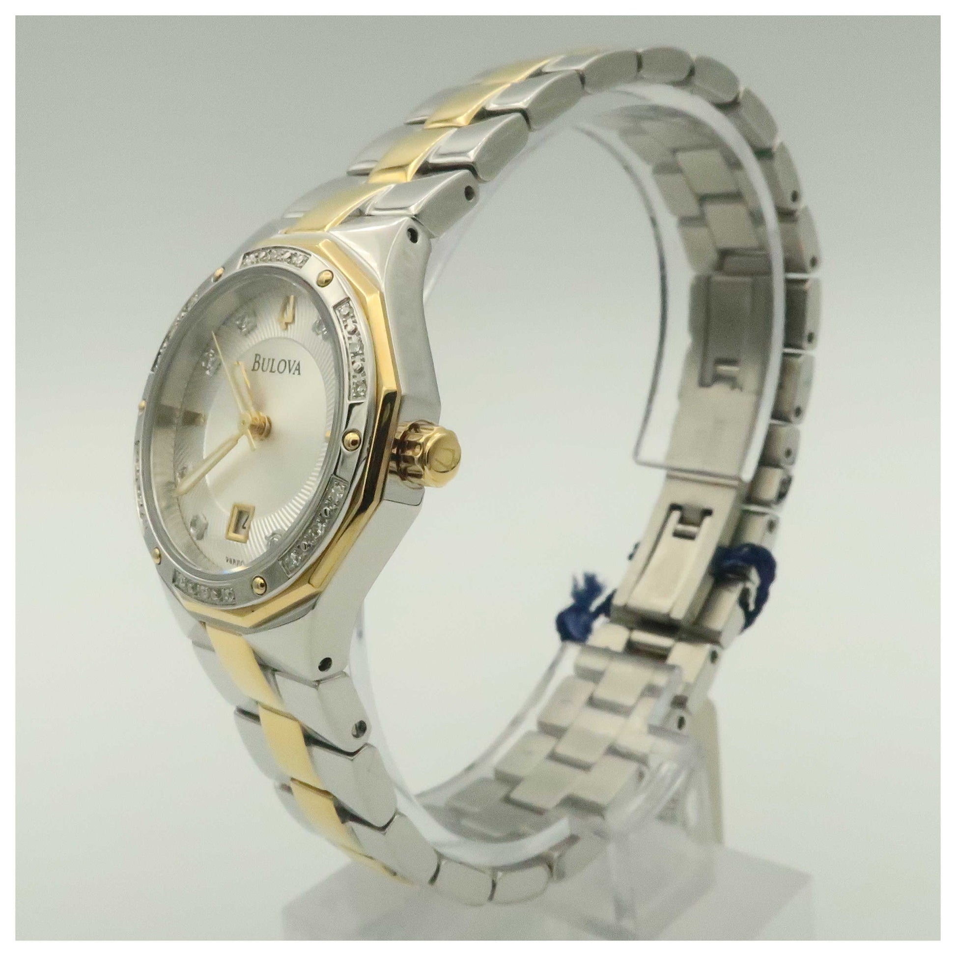 Bulova Diamonds Women's Quartz Watch 98R110-PO - Image #4