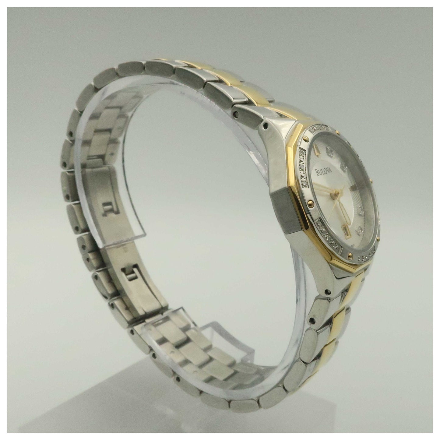 Bulova Diamonds Women's Quartz Watch 98R110-SDV - Image #3