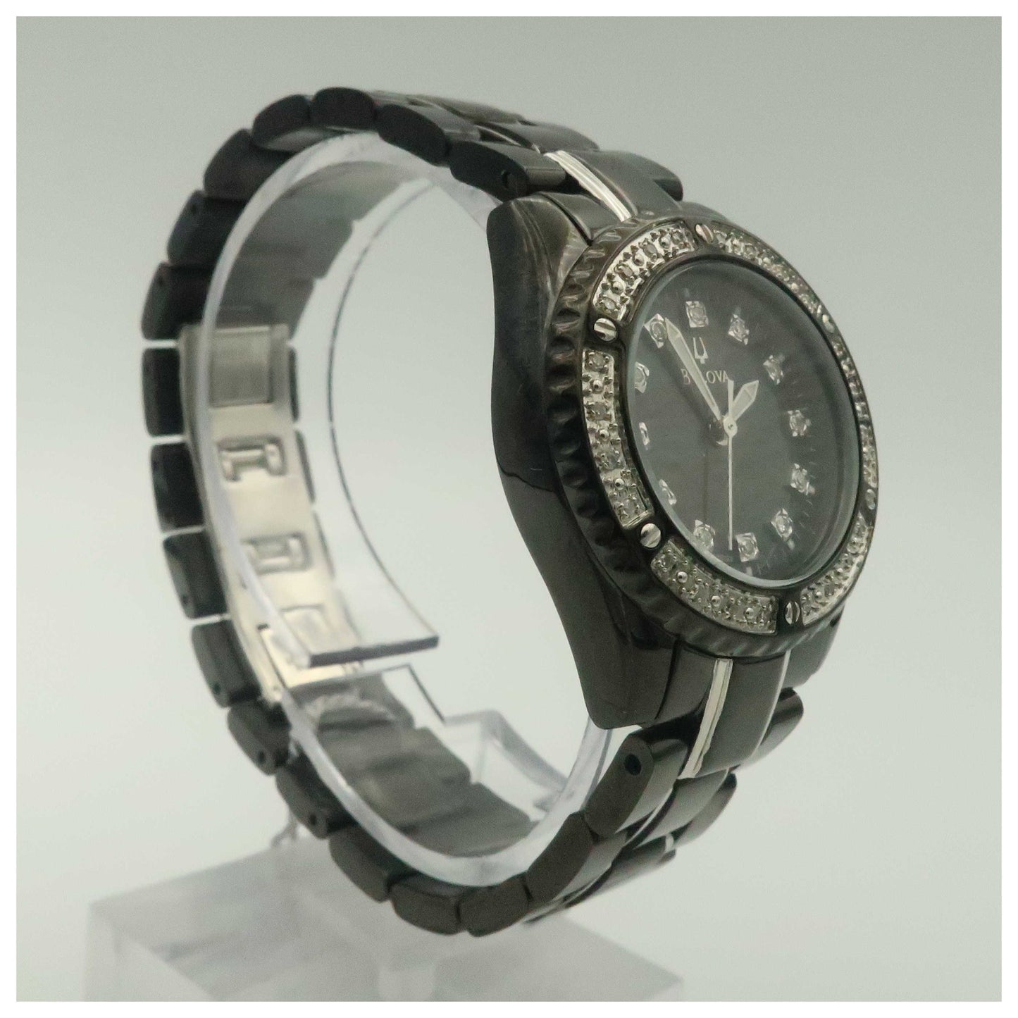 Bulova Diamonds Women's Quartz Watch 98R122-PO - Image #3