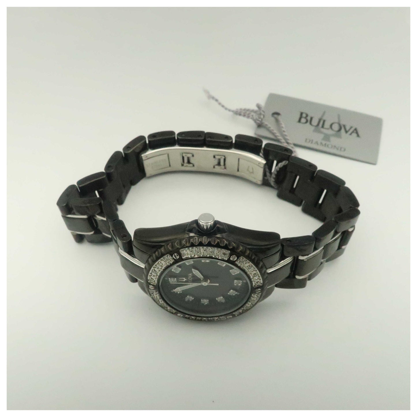 Bulova Diamonds Women's Quartz Watch 98R122-PO - Image #8