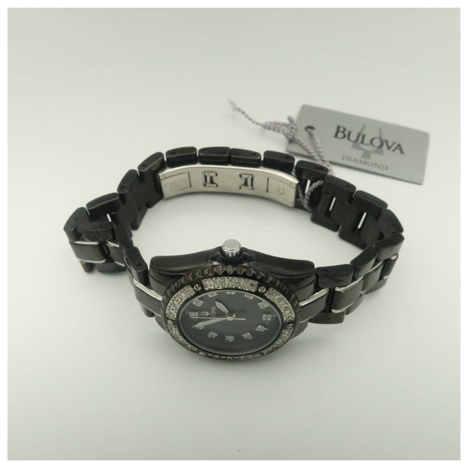Bulova Diamonds Women's Quartz Watch 98R122-PO - Image #8