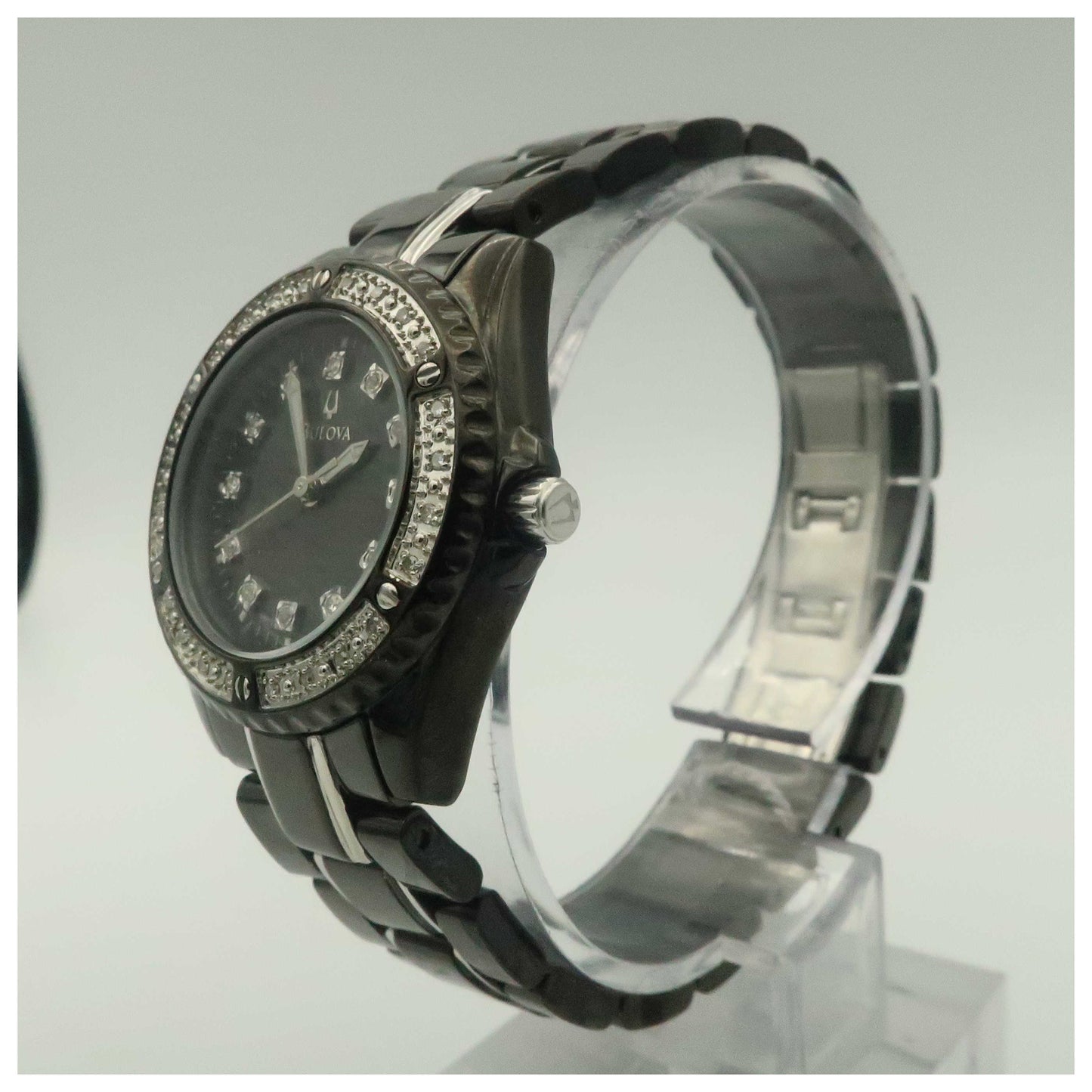 Bulova Diamonds Women's Quartz Watch 98R122-PO - Image #4