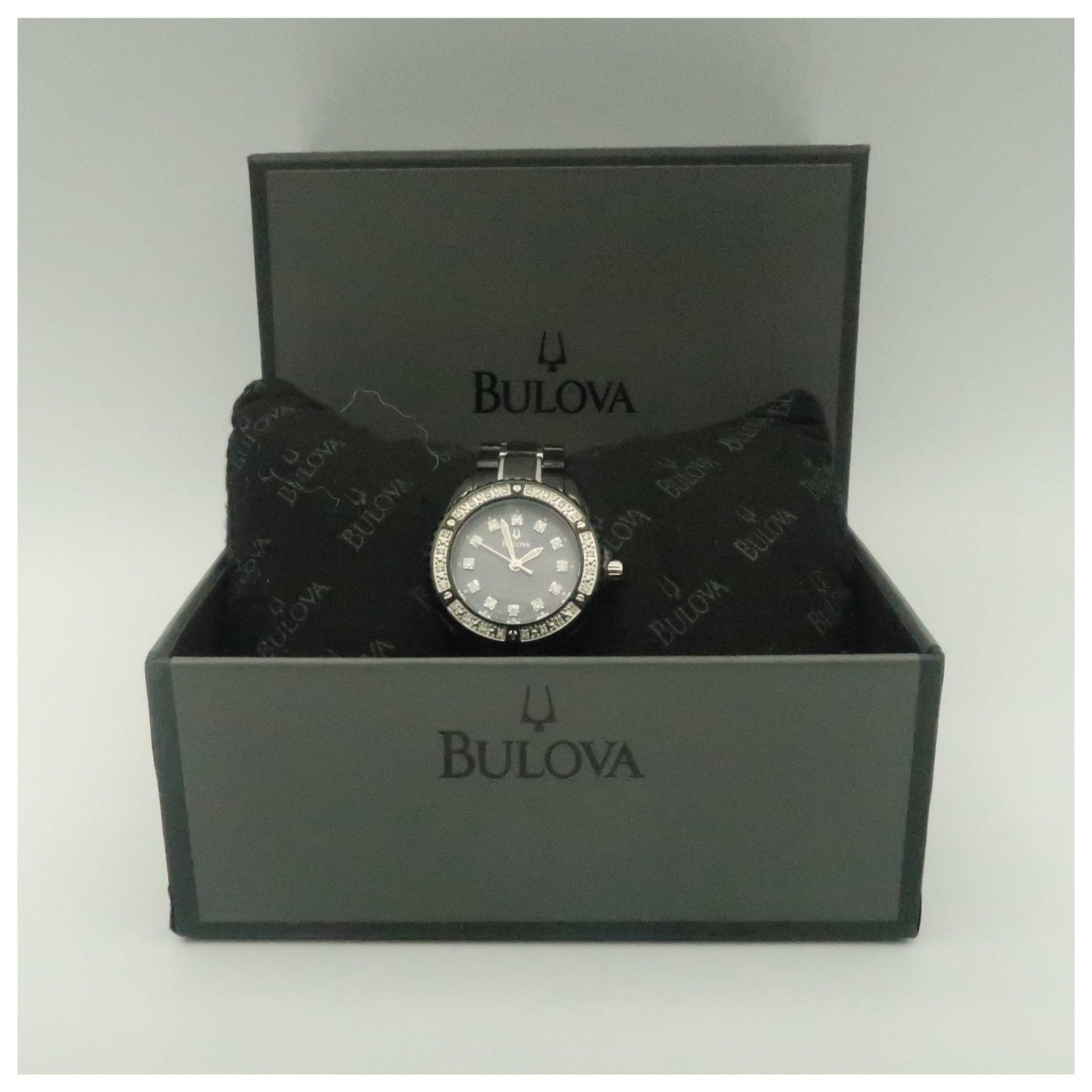 Bulova Diamonds Women's Quartz Watch 98R122-PO - Image #6