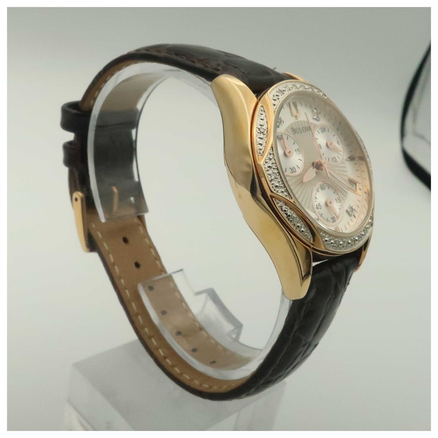 Bulova Diamonds Women's Quartz Watch 98R136-SDV - Image #3