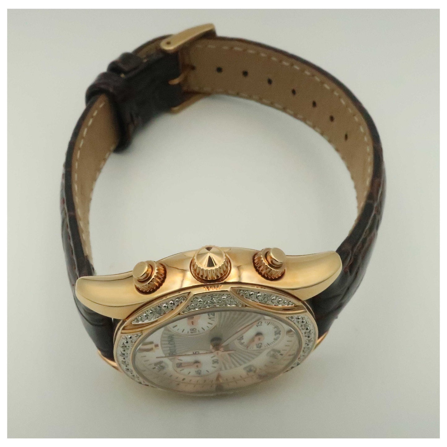 Bulova Diamonds Women's Quartz Watch 98R136-SDV - Image #8