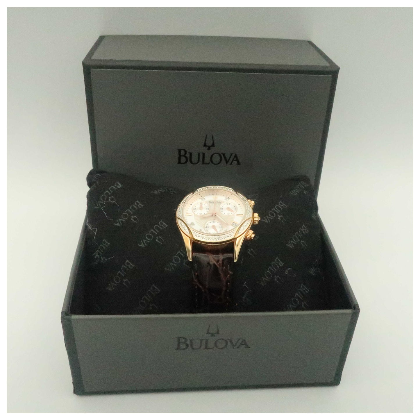 Bulova Diamonds Women's Quartz Watch 98R136-SDV - Image #6