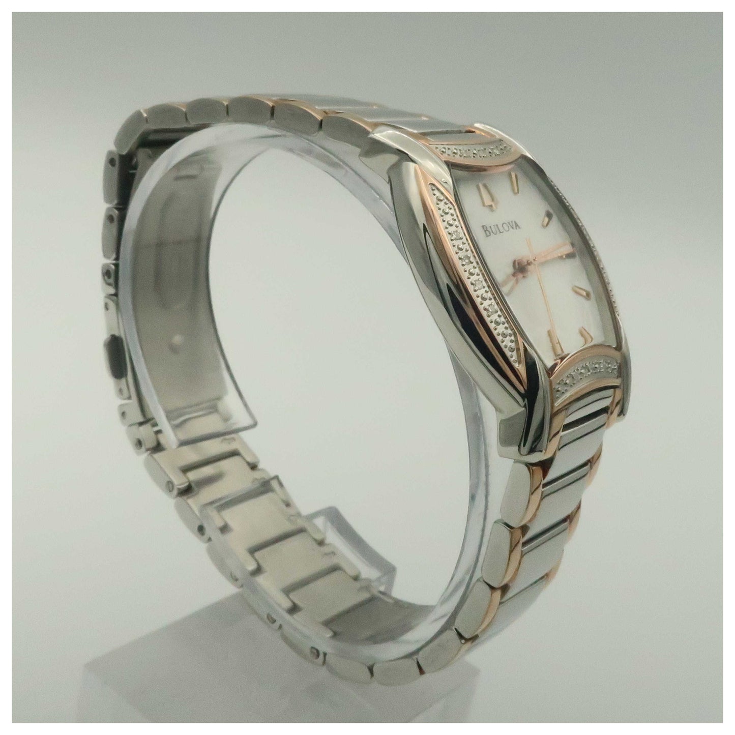 Bulova Diamonds Women's Quartz Watch 98R138-PO - Image #3