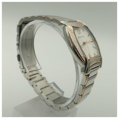 Bulova Diamonds Women's Quartz Watch 98R138-PO - Image #3