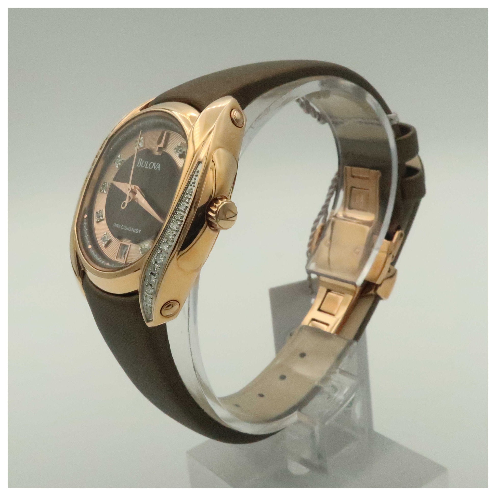 Bulova Precisionist Women's Quartz Watch 98R140-PO - Image #4