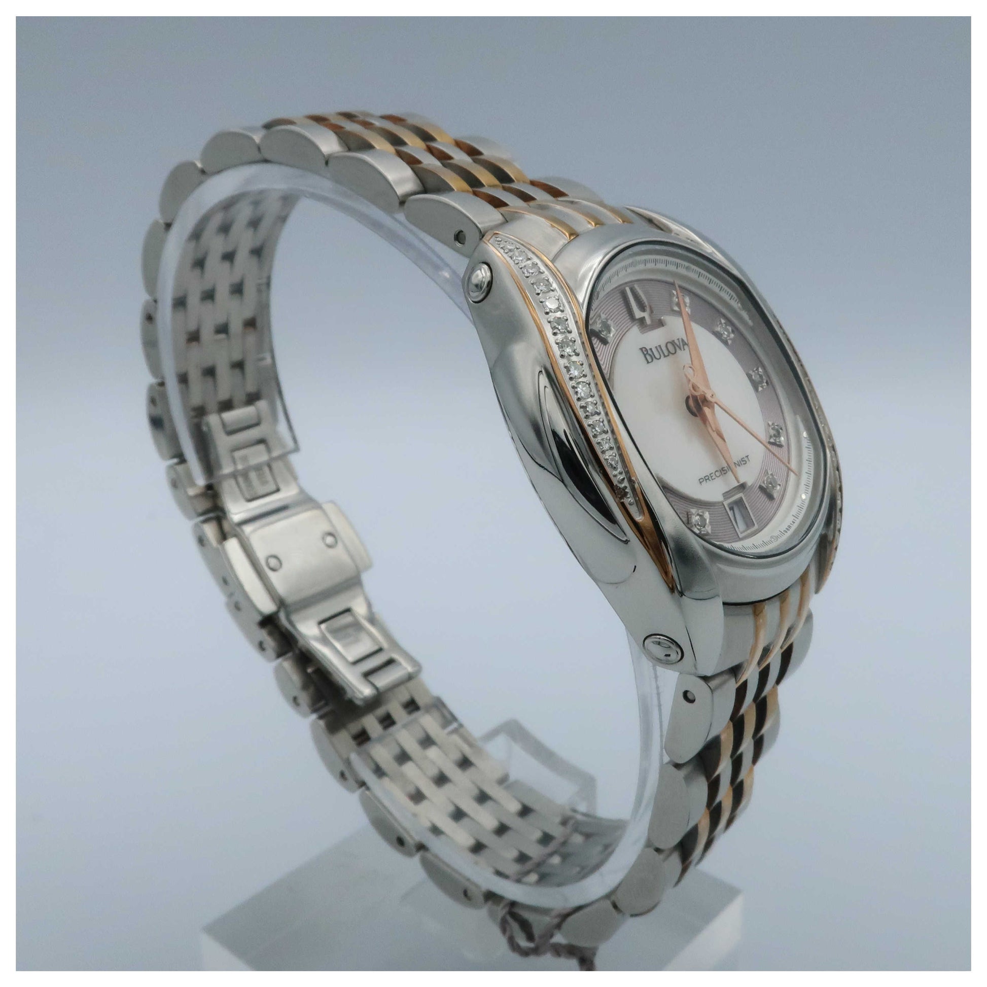 Bulova Precisionist Women's Japanese Quartz (Battery-Powered) Watch 98R141-PO - Image #3