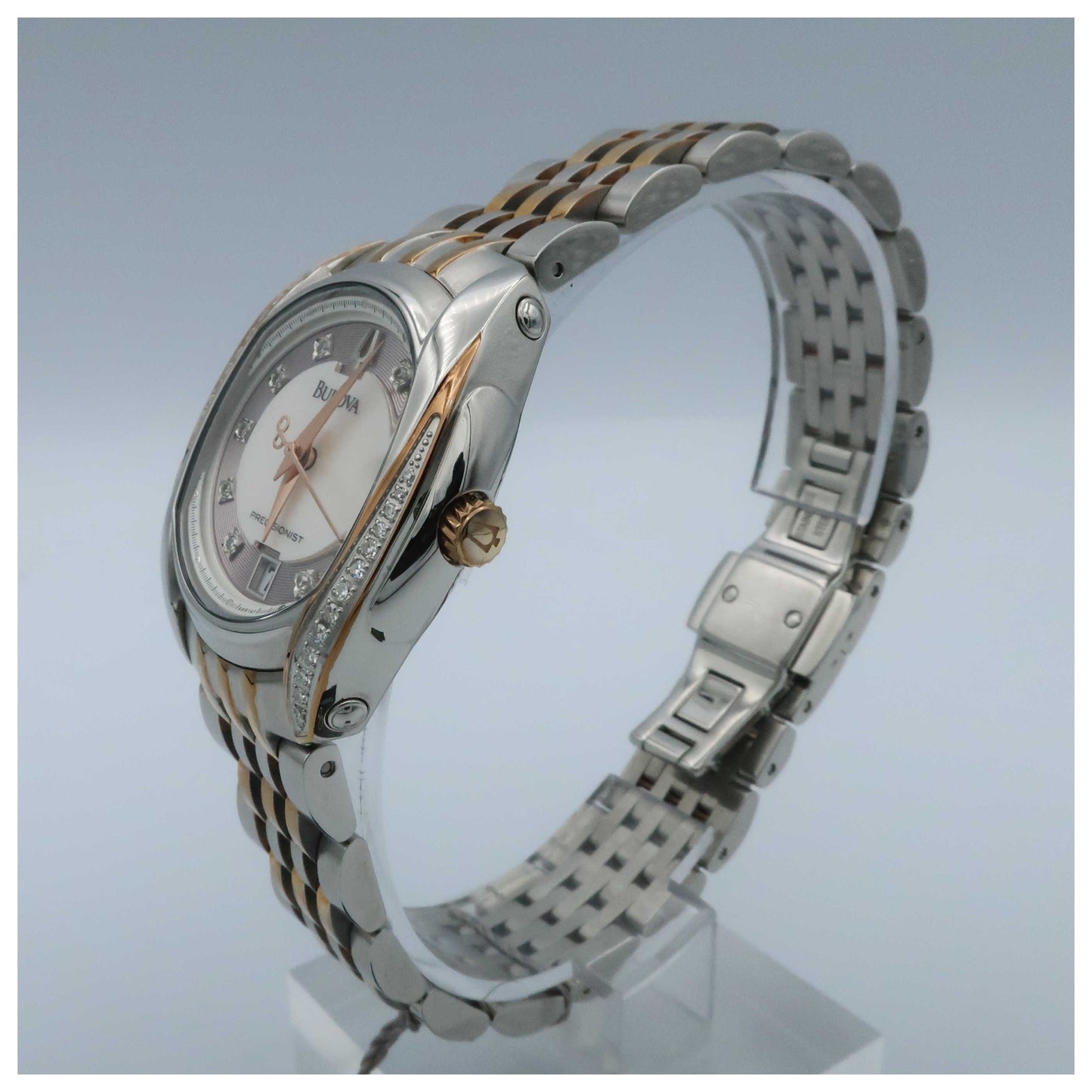 Bulova Precisionist Women's Japanese Quartz (Battery-Powered) Watch 98R141-PO - Image #4