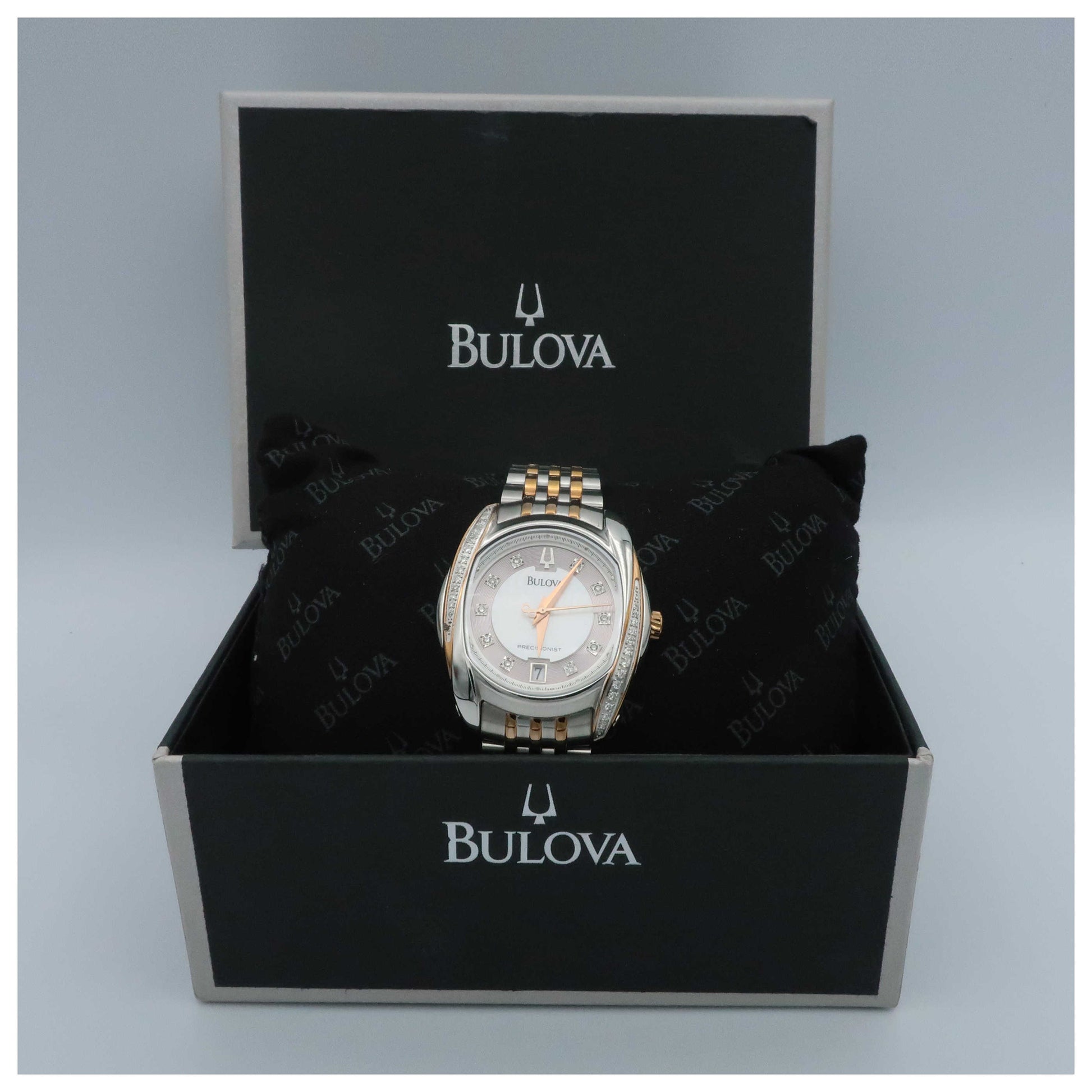Bulova Precisionist Women's Japanese Quartz (Battery-Powered) Watch 98R141-PO - Image #6