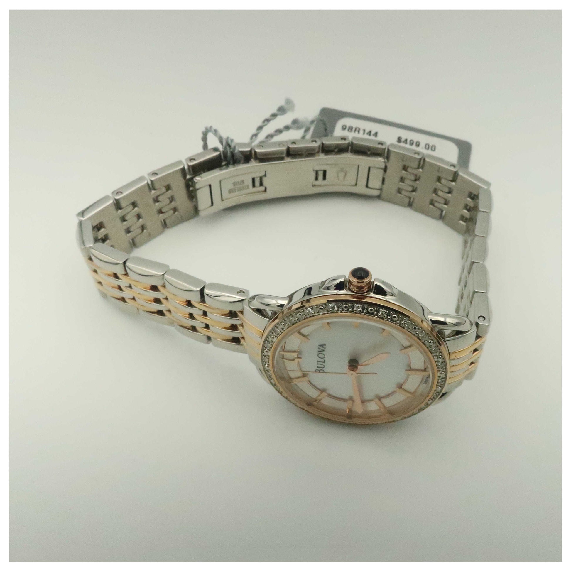 Bulova Diamonds Women's Japanese Quartz (Battery-Powered) Watch 98R144-PO - Image #8