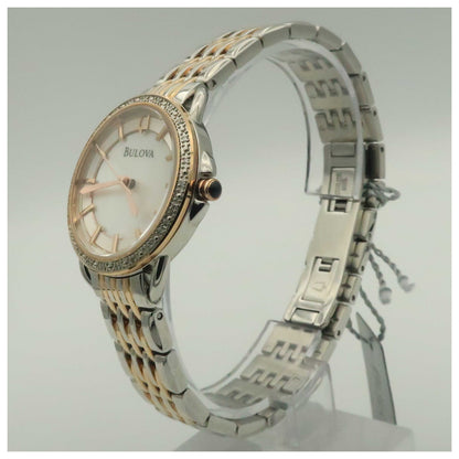 Bulova Diamonds Women's Japanese Quartz (Battery-Powered) Watch 98R144-PO - Image #4