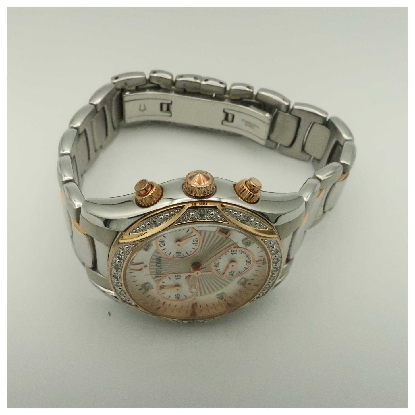 Bulova Diamonds Women's Japanese Quartz (Battery-Powered) Watch 98R149-PO - Image #8