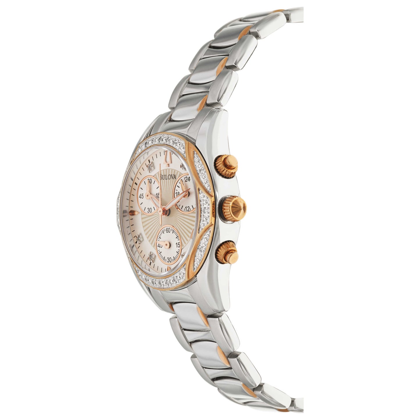 Bulova Diamonds Women's Japanese Quartz (Battery-Powered) Watch 98R149 - Image #4