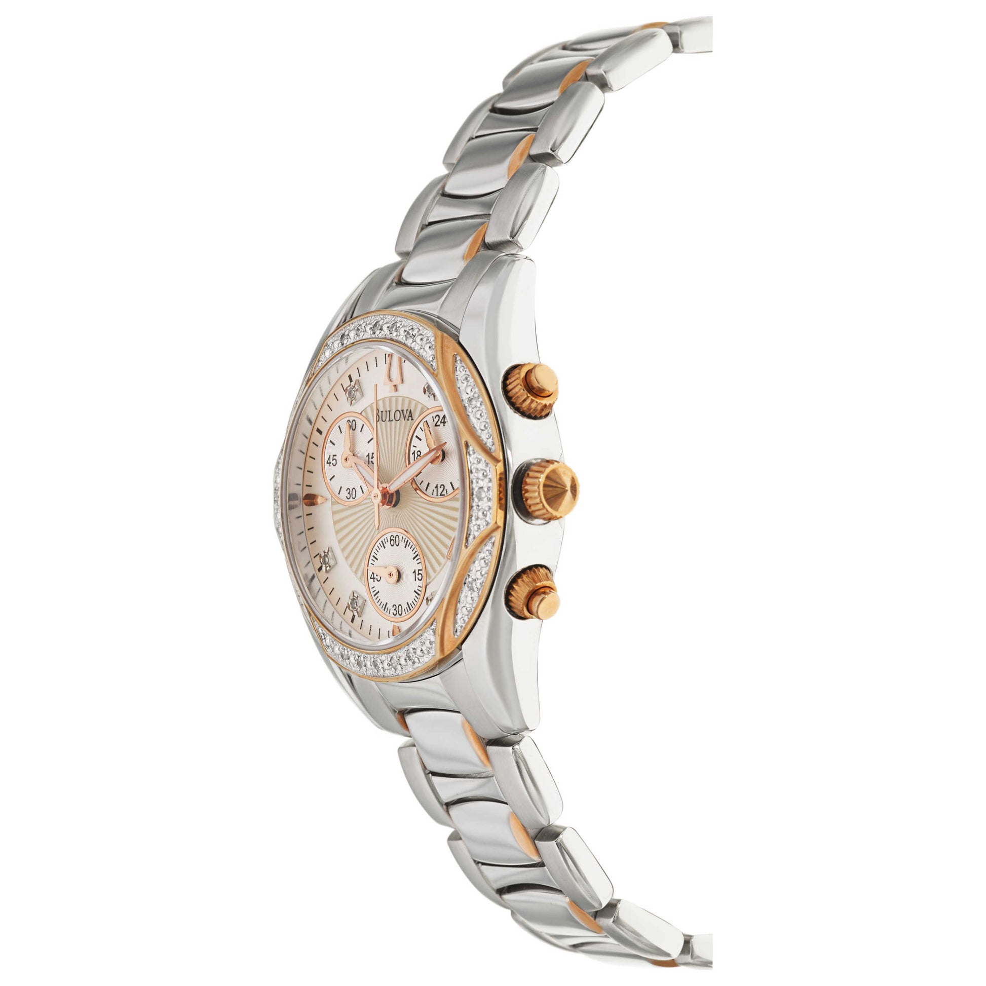 Bulova Diamonds Women's Japanese Quartz (Battery-Powered) Watch 98R149 - Image #4