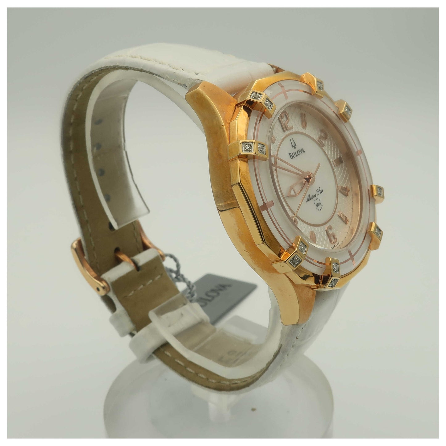 Bulova Marine Star Women's Quartz Watch 98R150-PO - Image #3