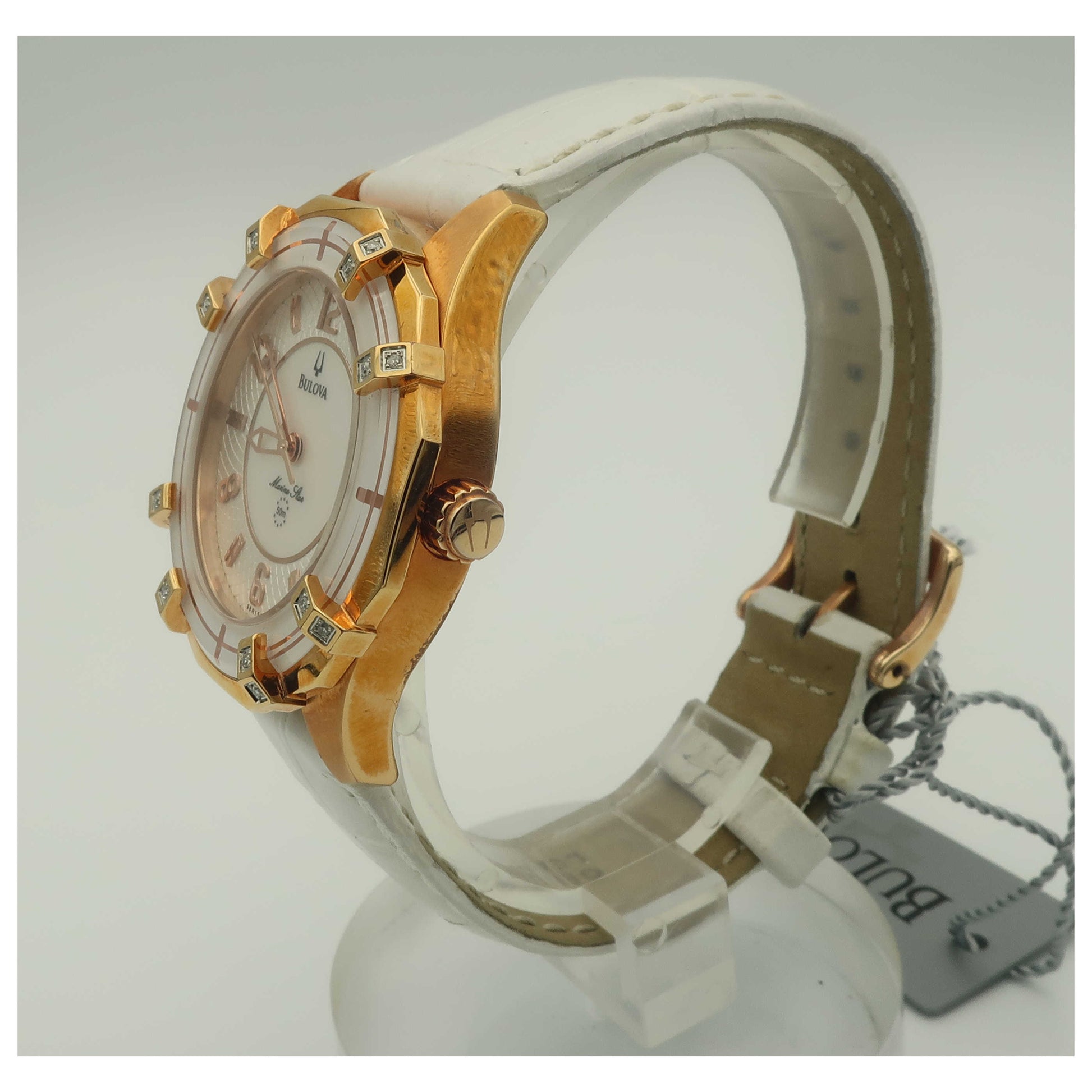 Bulova Marine Star Women's Quartz Watch 98R150-PO - Image #4