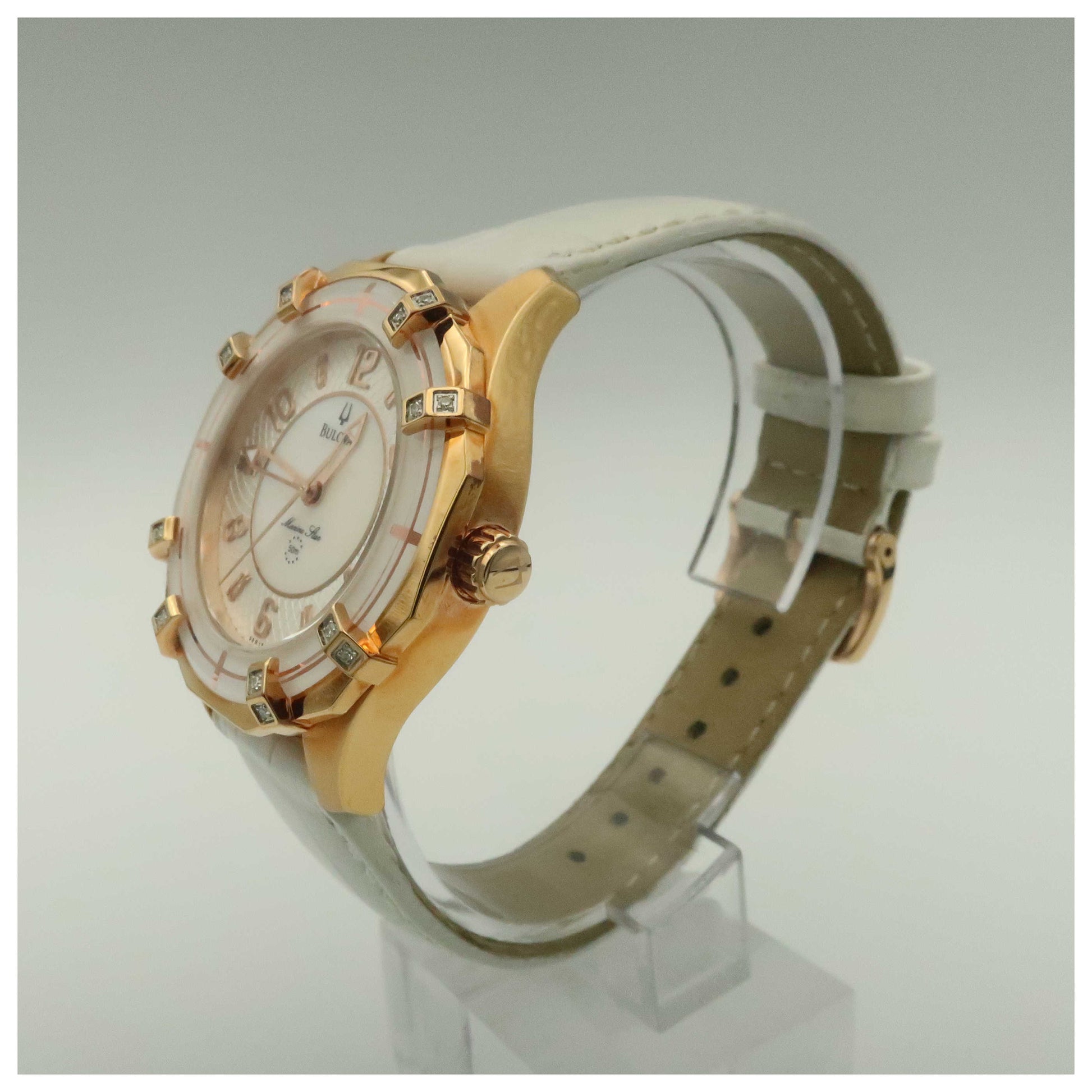 Bulova Marine Star Women's Quartz Watch 98R150-SDV - Image #4