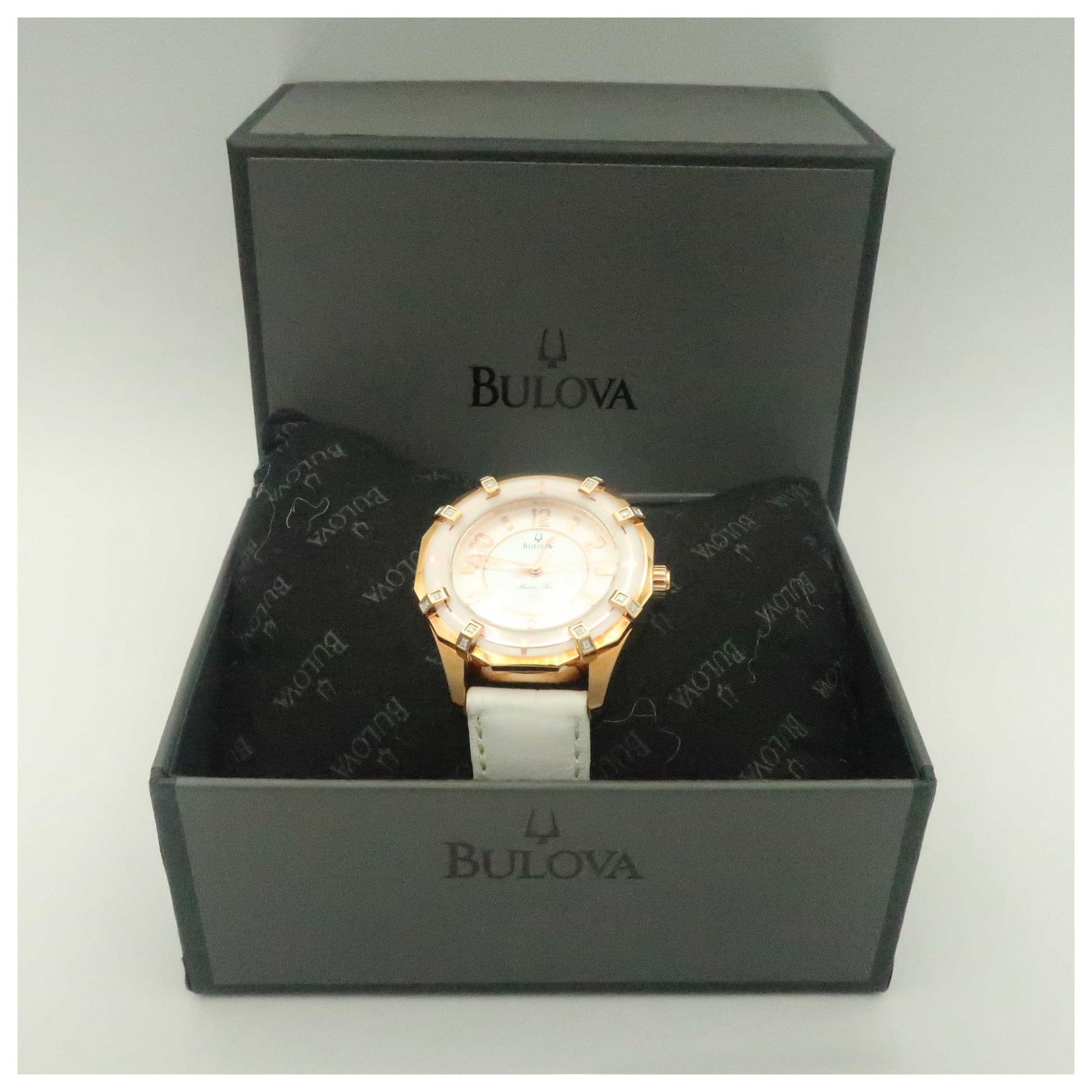 Bulova Marine Star Women's Quartz Watch 98R150-SDV - Image #6