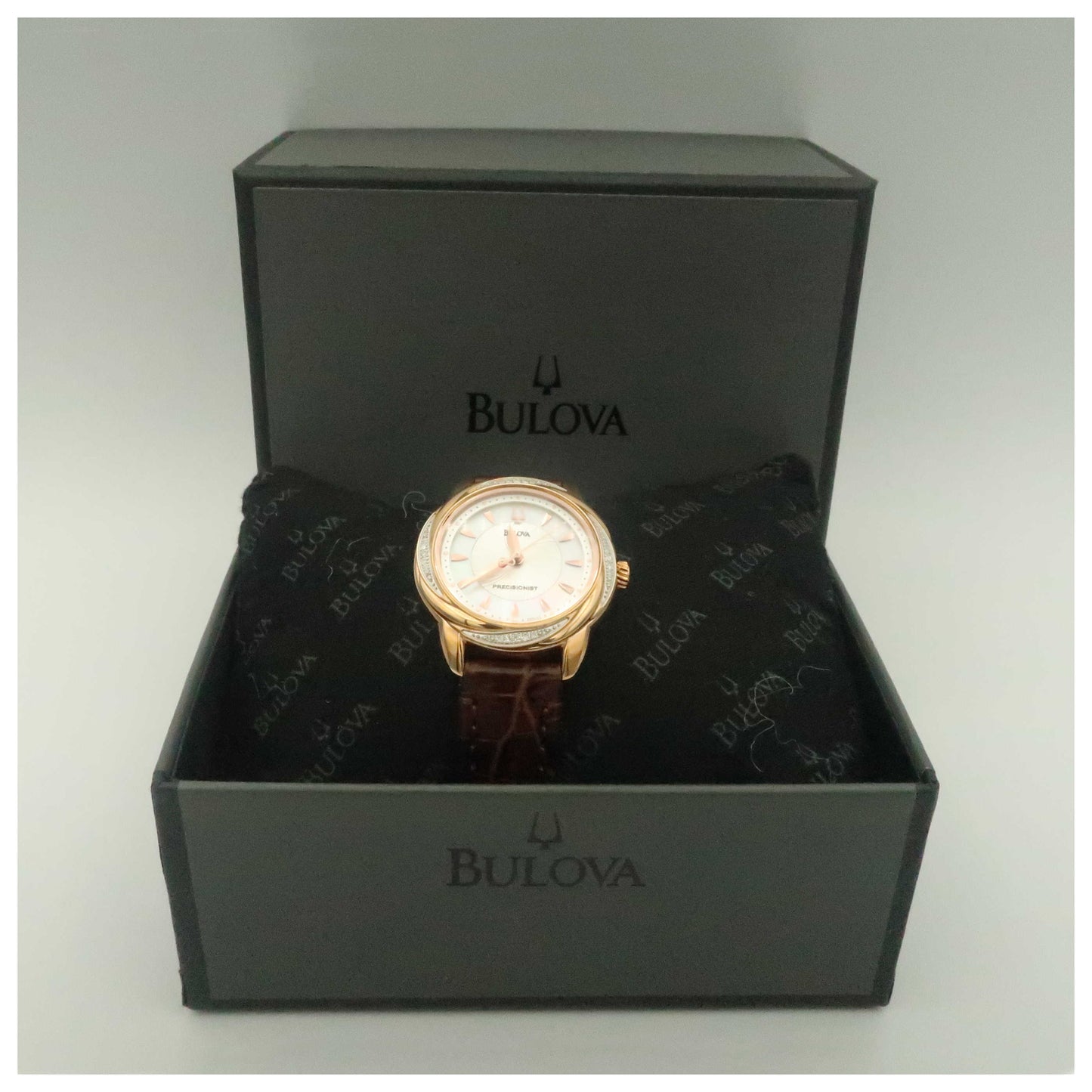 Bulova Precisionist Women's Japanese Quartz (Battery-Powered) Watch 98R152-SDV - Image #6