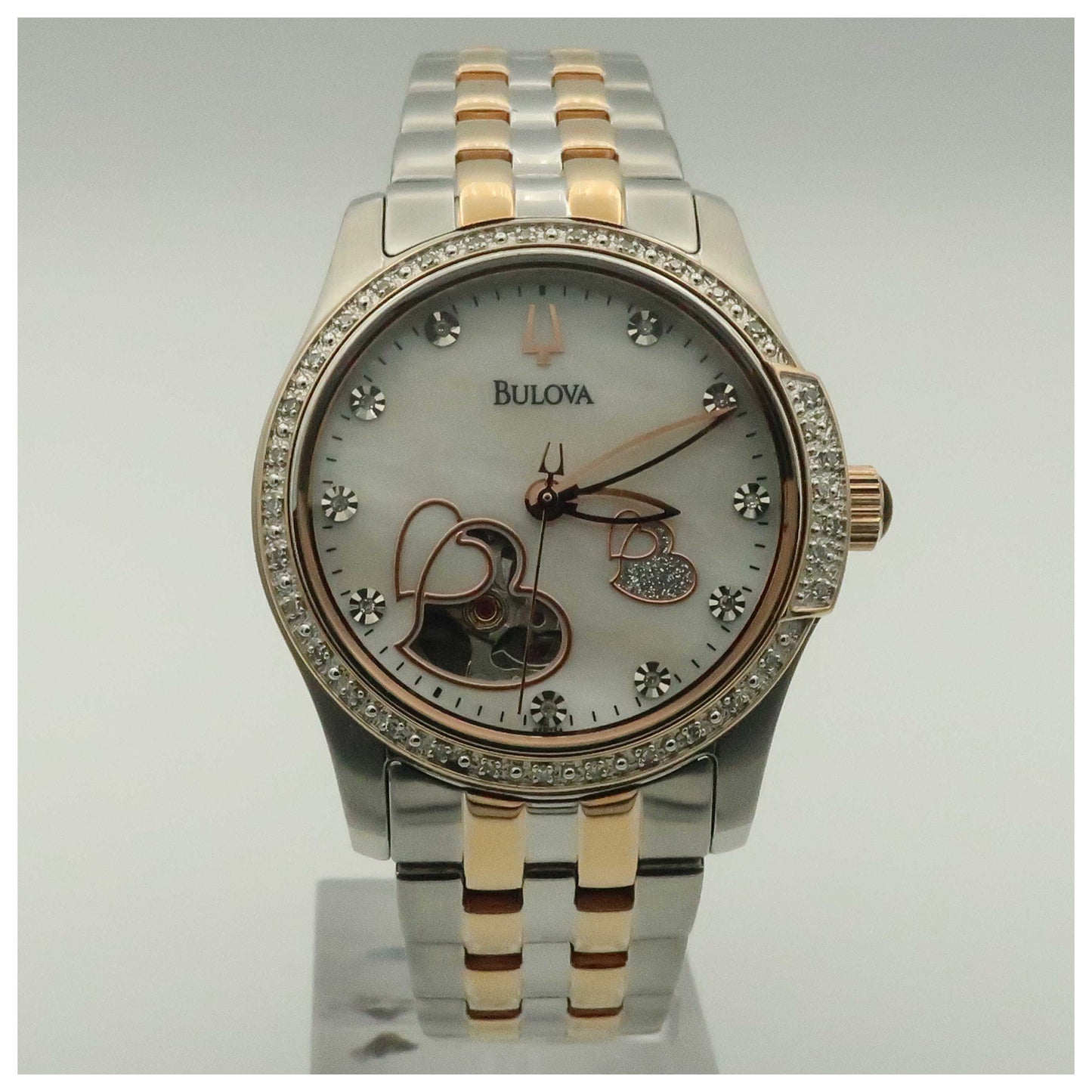 Front view of Bulova BVA Series Women's Automatic Watch 98R154-PO