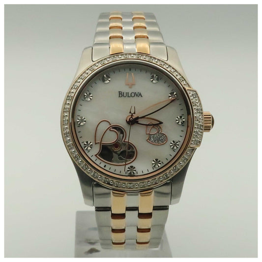 Front view of Bulova BVA Series Women's Automatic Watch 98R154-PO