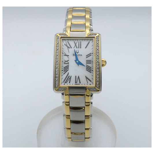 Front view of Bulova Fairlawn Women's Quartz Watch 98R157-SDV
