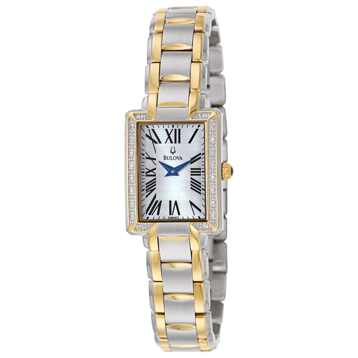 Front view of Bulova Fairlawn Women's Quartz Watch 98R157