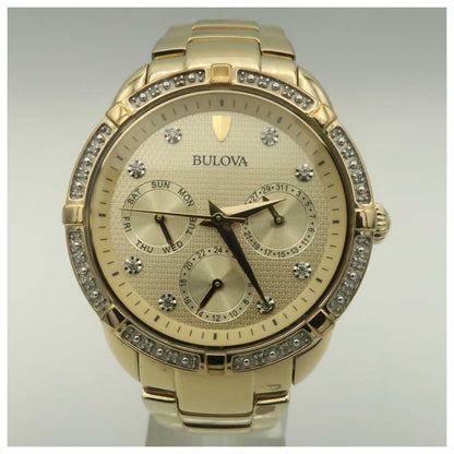 Front view of Bulova Maribor Women's Japanese Quartz (Battery-Powered) Watch 98R171-PO