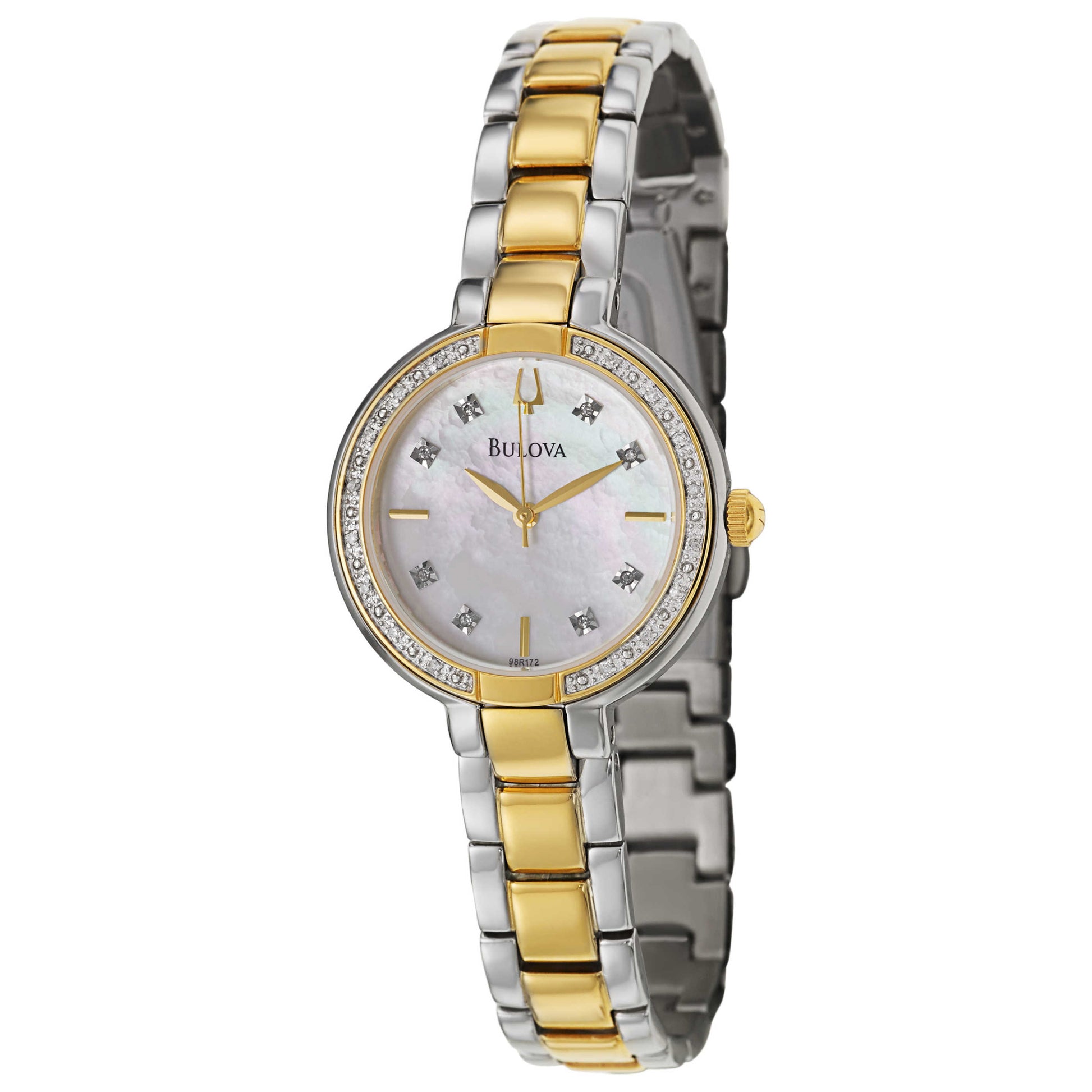Front view of Bulova Aracena Women's Japanese Quartz (Battery-Powered) Watch 98R172
