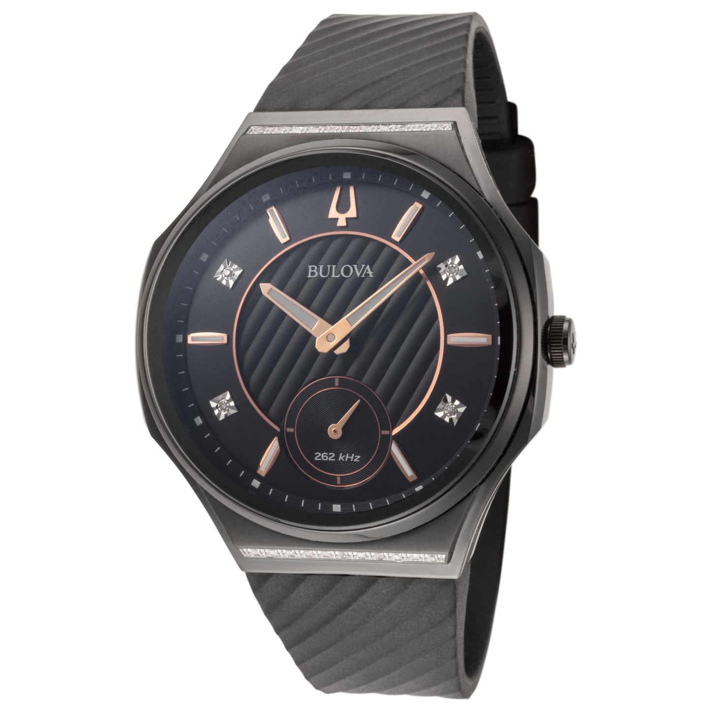 Front view of Bulova Curv Women's Quartz Watch 98R240