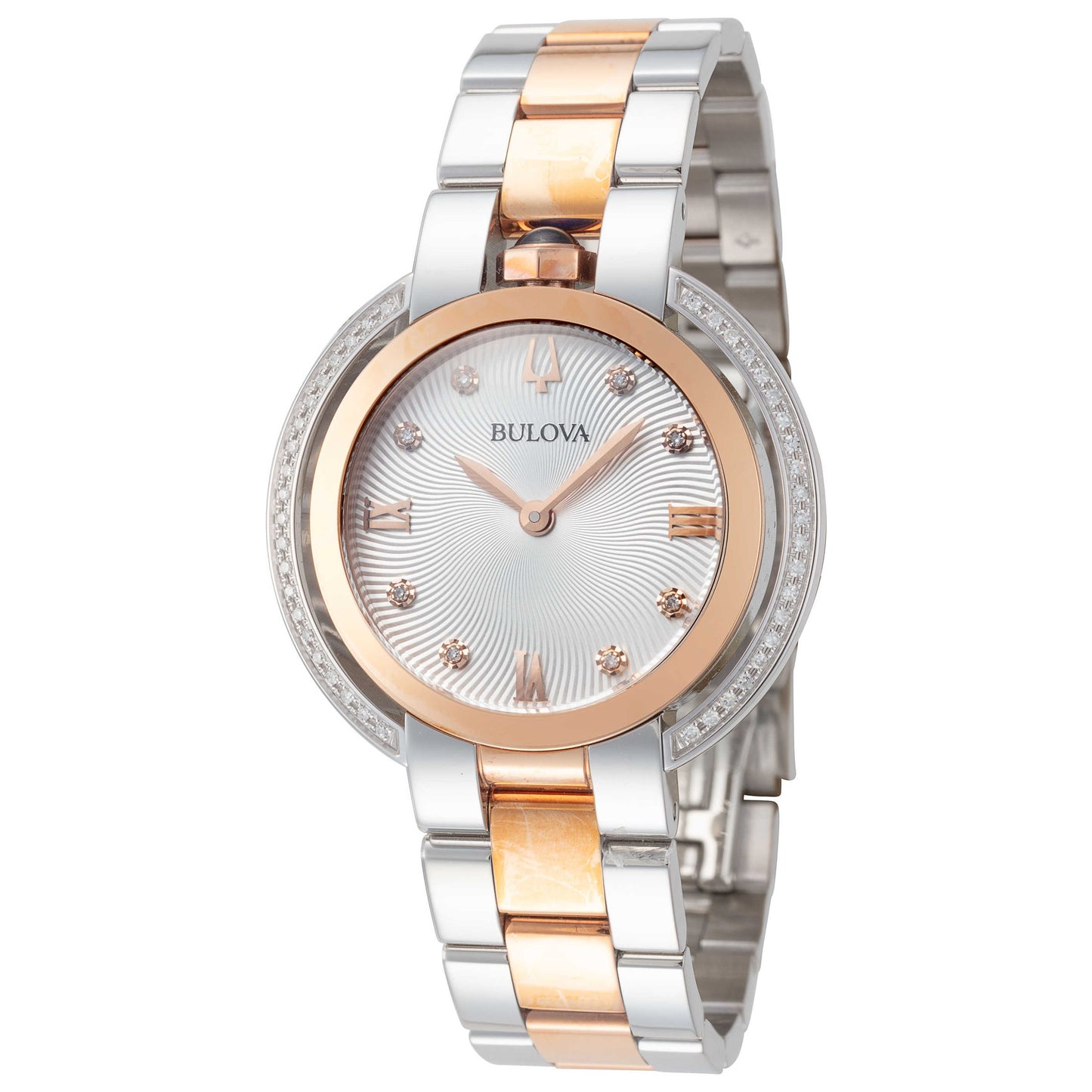 Front view of Bulova Rubaiyat Women's Quartz Watch 98R247