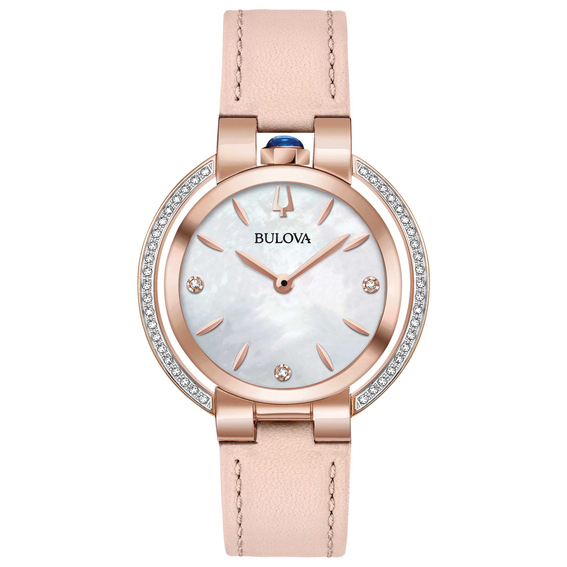 Front view of Bulova Rubaiyat Women's Quartz Watch 98R267
