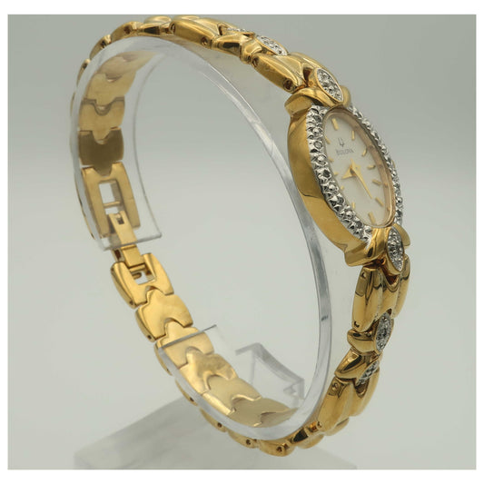 Bulova Diamonds Women's Quartz Watch 98R34-PO - Image #3