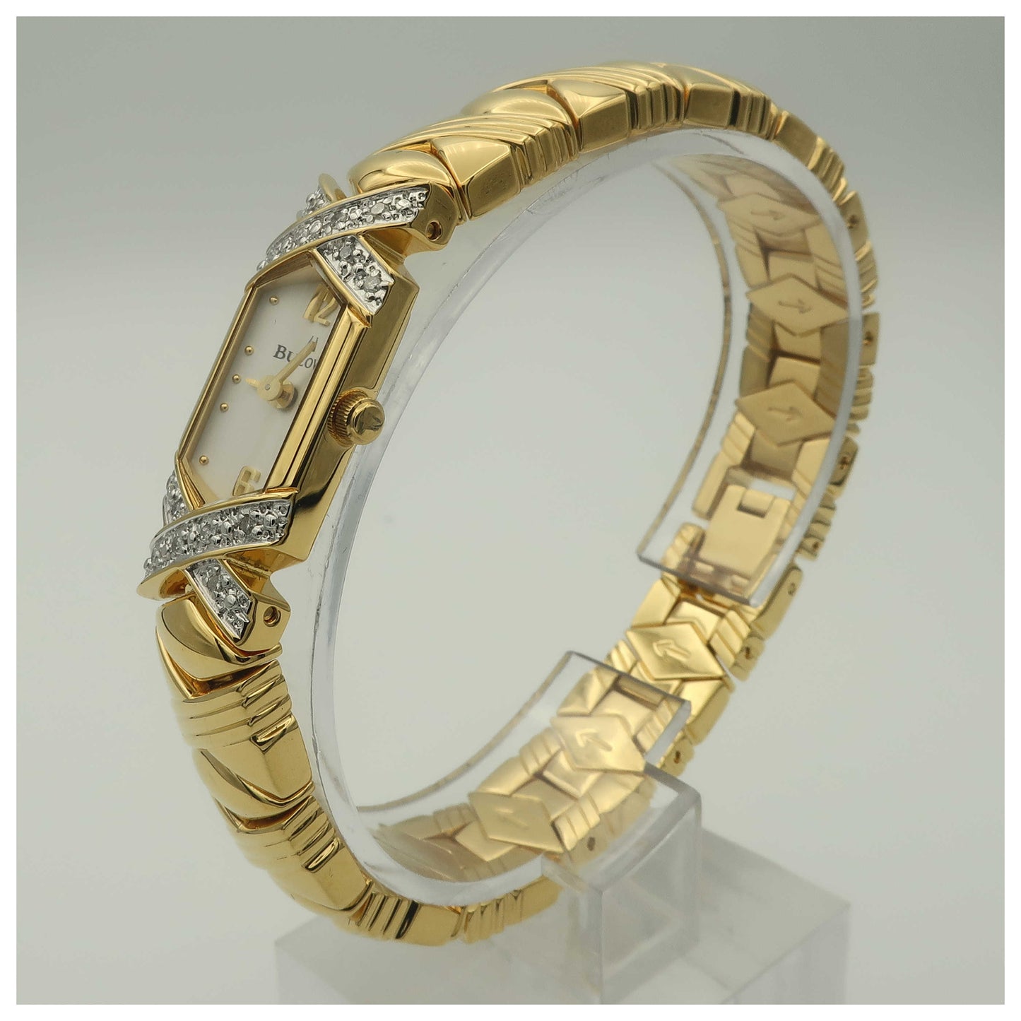 Bulova Bangle Women's Quartz Watch 98R50-PO - Image #4