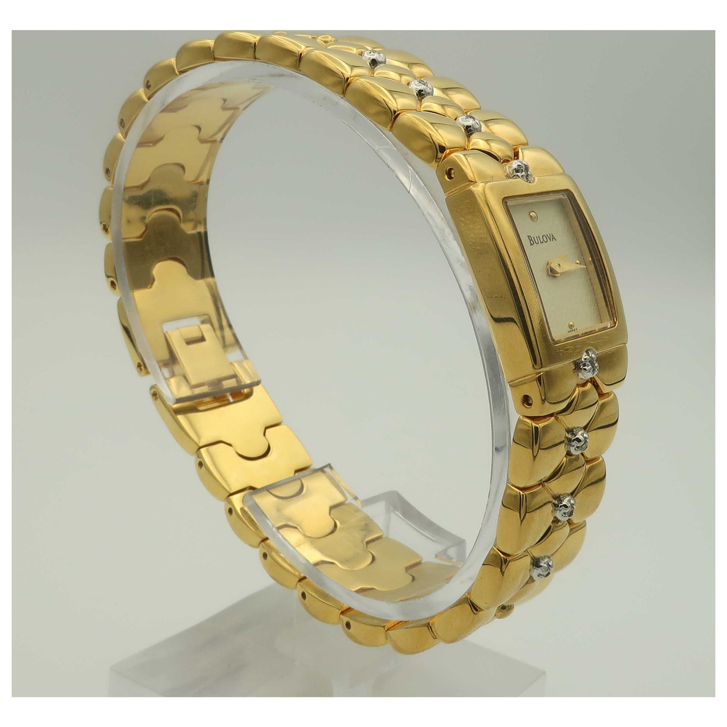 Bulova Diamonds Women's Quartz Watch 98R62-PO - Image #3