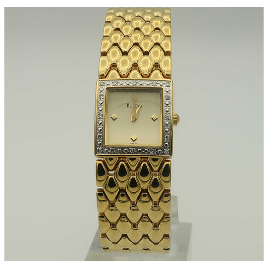 Front view of Bulova Dress Women's Watch 98R72-PO