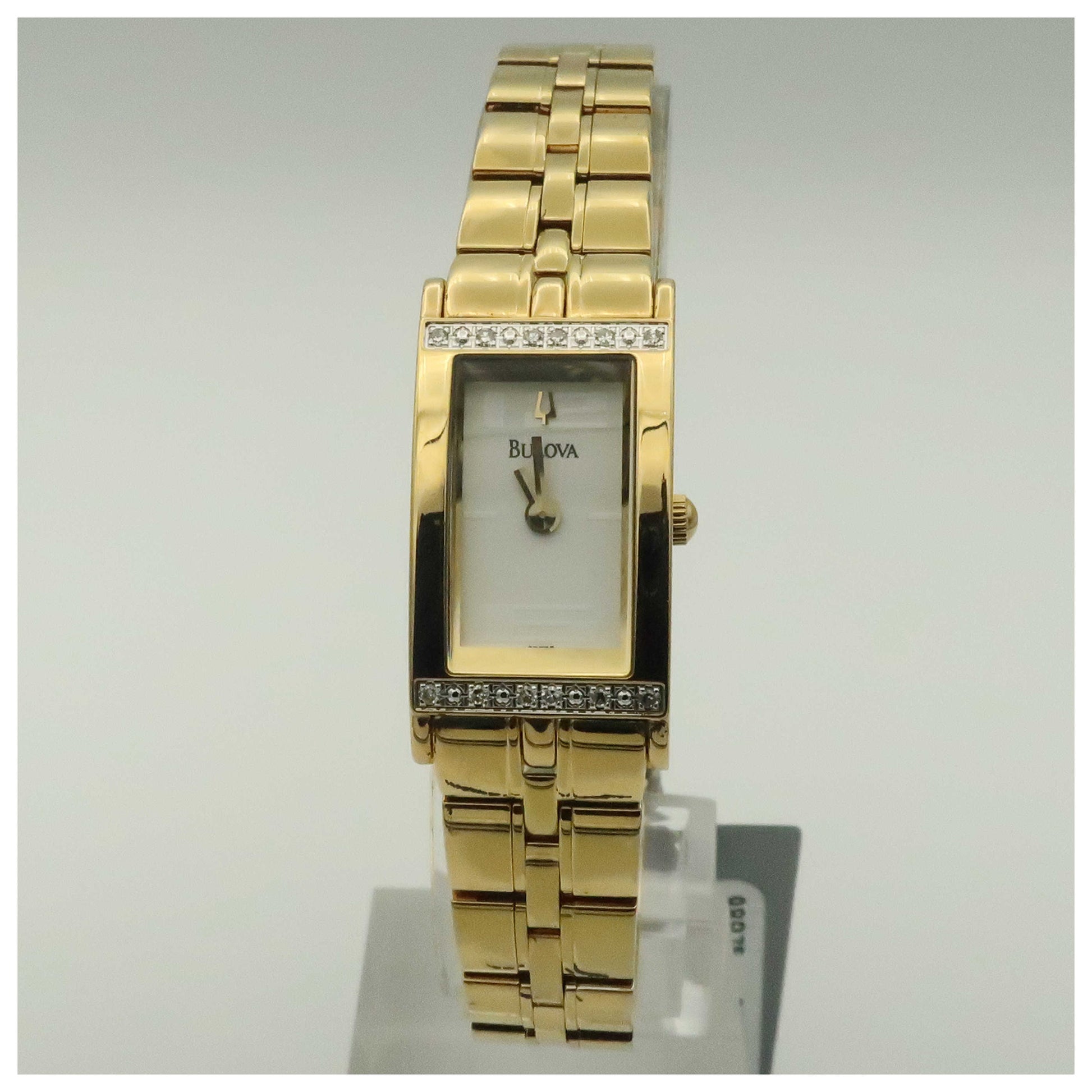 Front view of Bulova Bracelet Women's Quartz Watch 98R75-PO