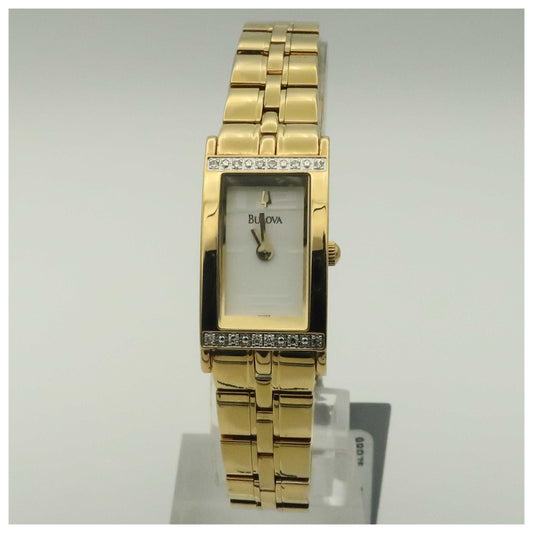 Front view of Bulova Bracelet Women's Quartz Watch 98R75-PO