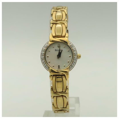 Front view of Bulova Bracelet Women's Swiss Quartz (Battery-Powered) Watch 98R88-PO