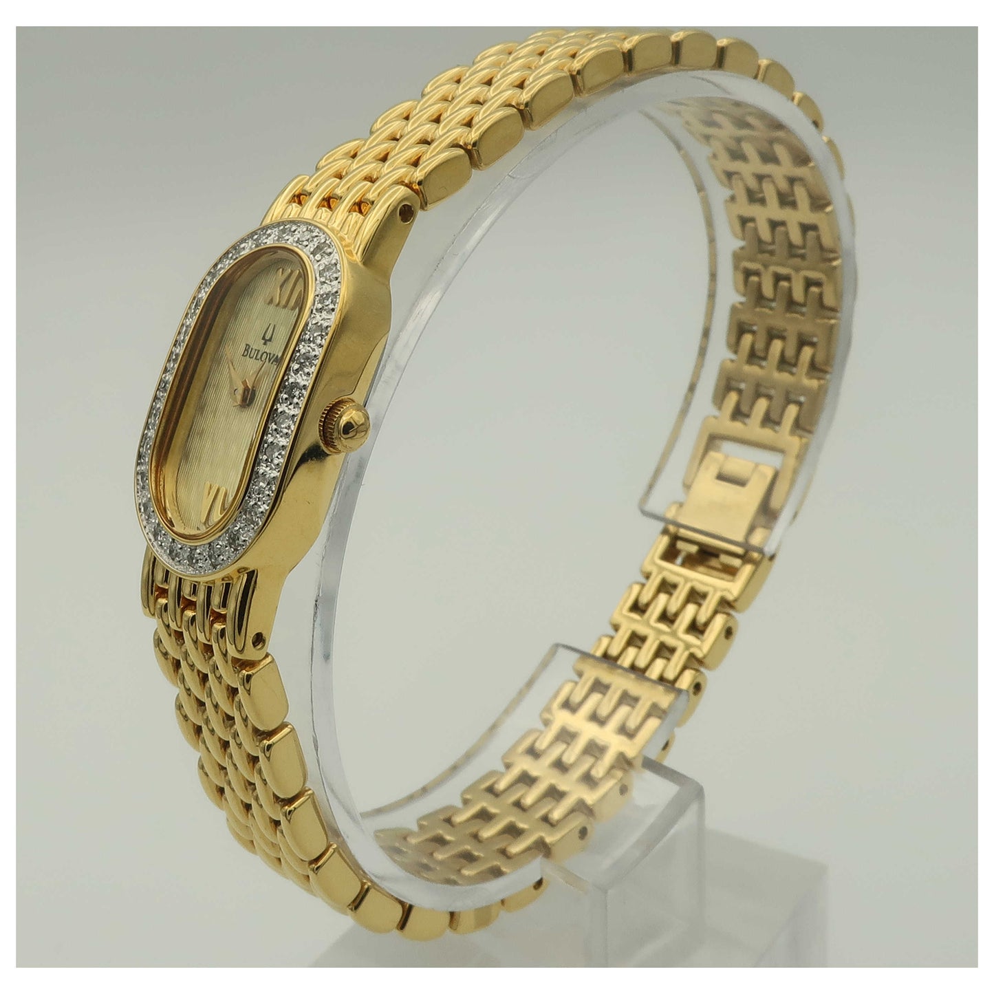 Bulova Diamonds Women's Quartz Watch 98R95-PO - Image #4