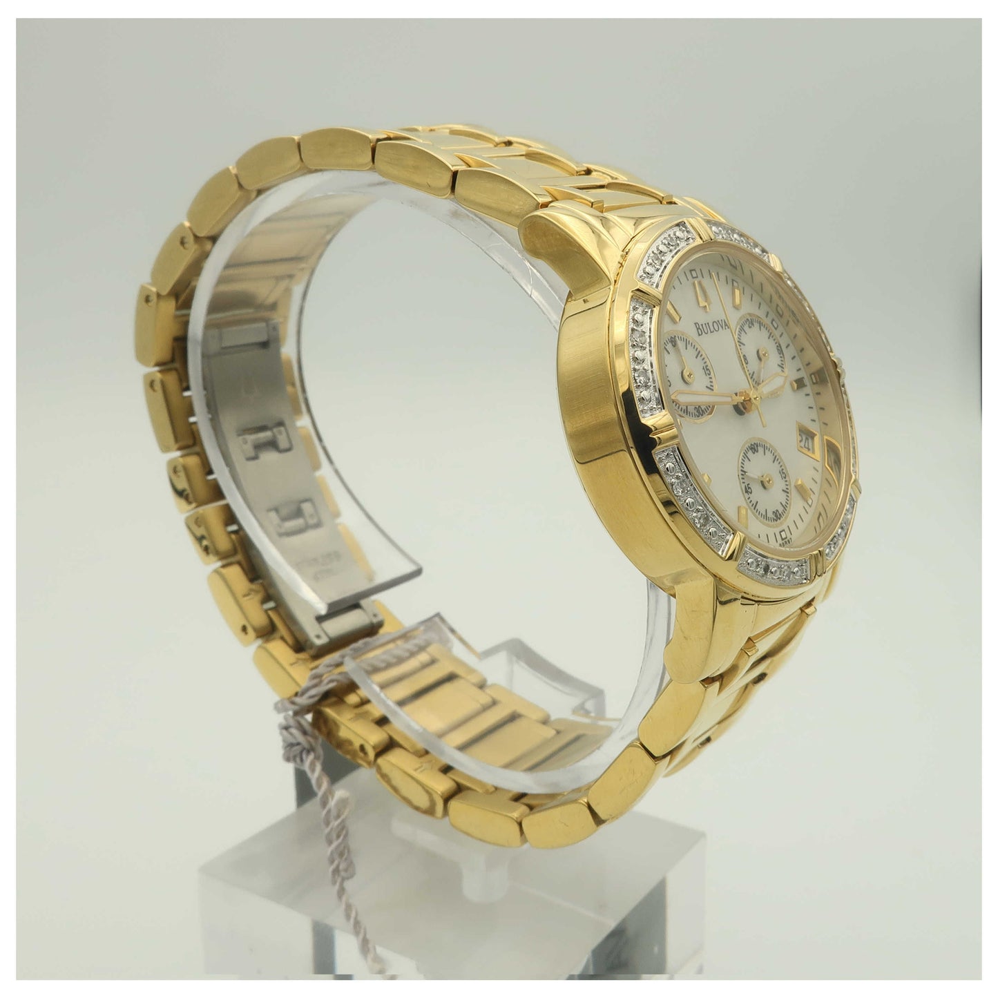 Bulova Diamonds Women's Quartz Watch 98R97-PO - Image #3